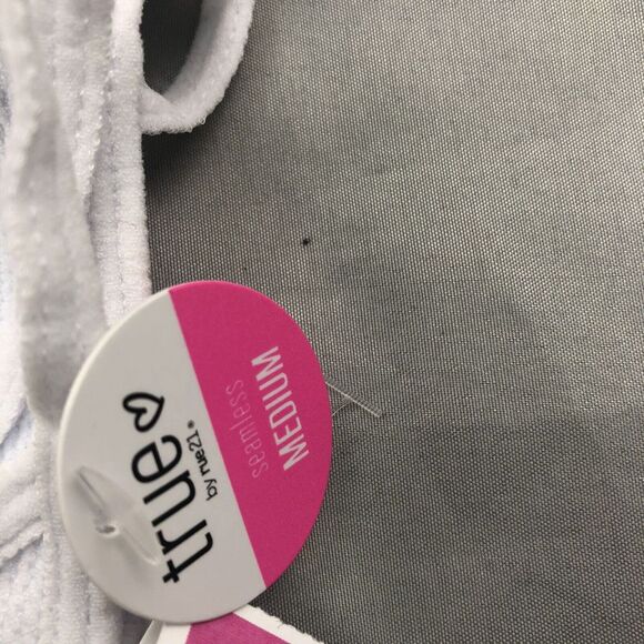 New True by Rue 21 3 White No Pads Seamless Wireless Bras Size M 34B 34C Teens - Picture 7 of 12